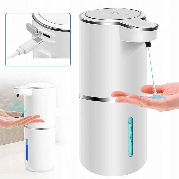 Bezdotykový Dávkovač Automatický 380 ml Velký Usb-c Ir, bílý
