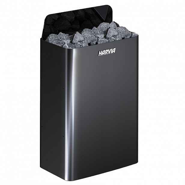 Elektrická Kamna kamna Harvia The Wall SW90E Black Steel, 9kW