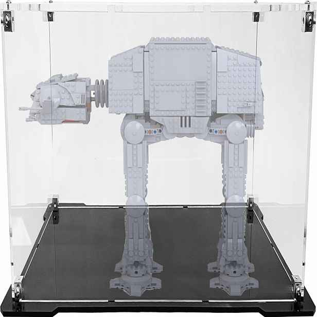 Vitrína s černou základnou pro sadu Lego 75288 Star Wars At-at