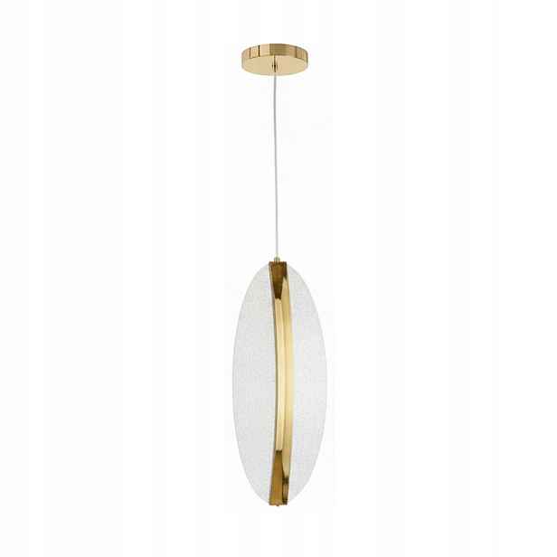 Závěsná stropní lampa Zlatá Kovová Led 7W Minimalistická Neutrální