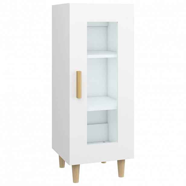vidaXL Příborník bílý 34,5 x 34 x 90 cm kompozitní dřevo