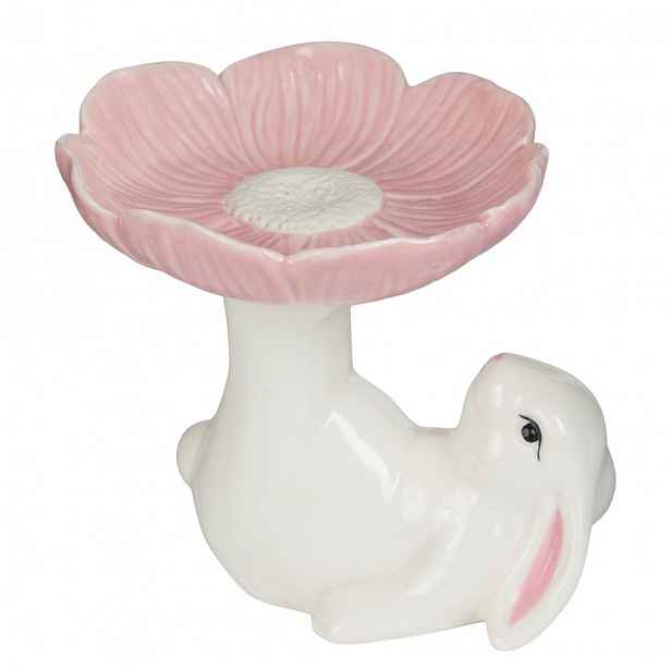 Butlers EASTER Dekorace králík s květinou