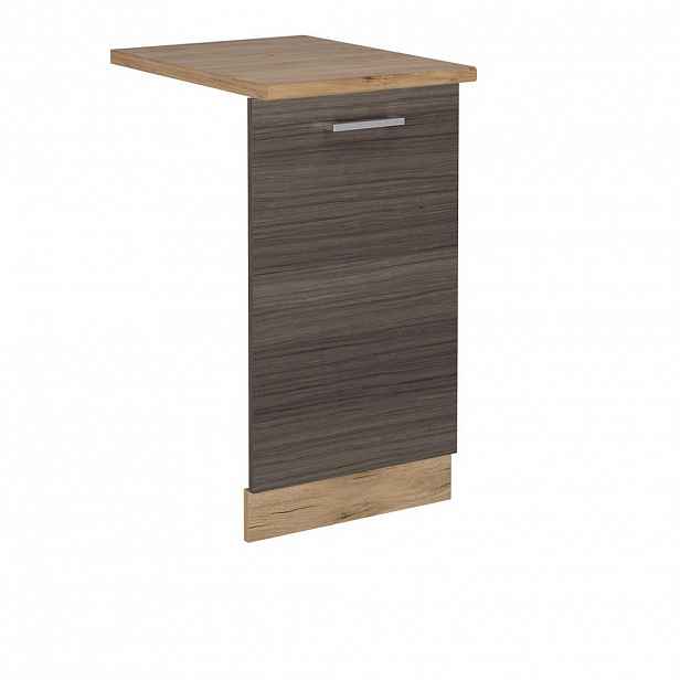 Vicco ČELNÍ PANEL MYČKY R-Line Ušlechtilá šedá 45 cm , PD Dub
