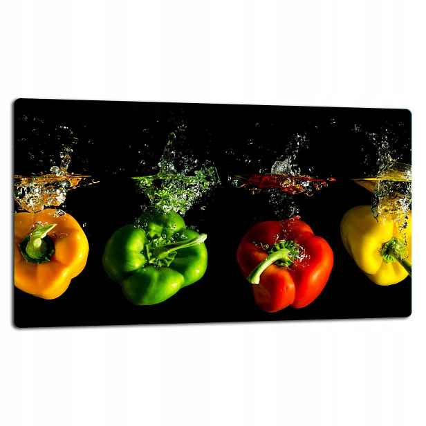 7v1 Skleněná Deska Na Krájení 52x30 Paprika