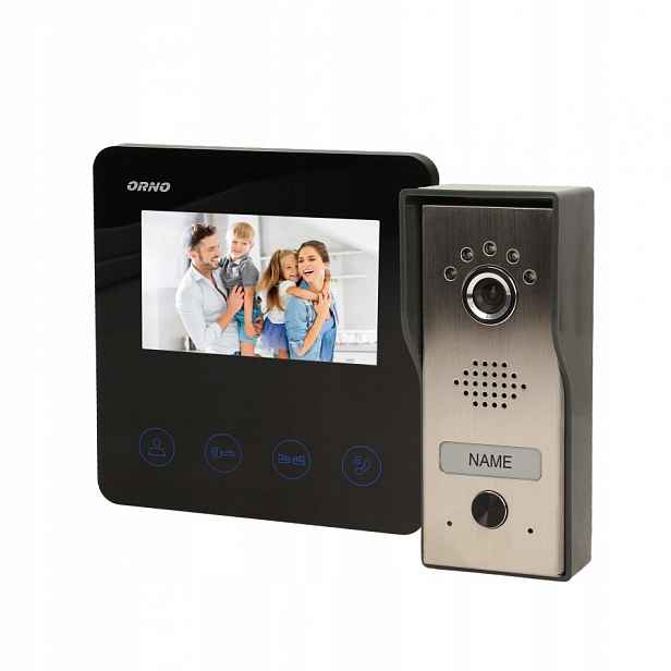 Bezsluchátkový Videotelefon LCD 4,3' Černý Dux ON-1050 Orno