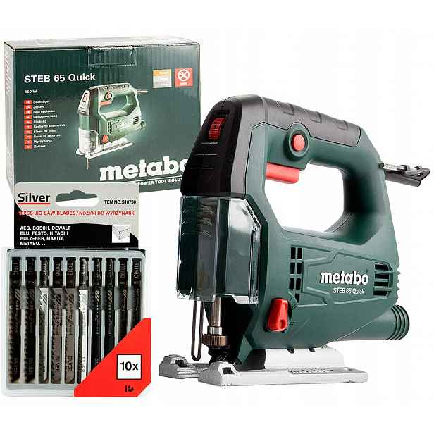 Pila 450W typ T Metabo STEB65 Quick 601030000 +10 pilových listů
