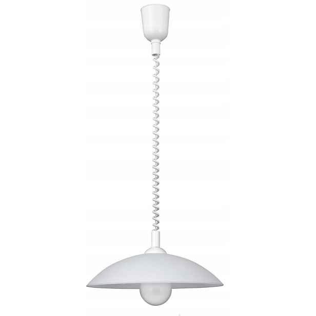 Rabalux Závěsné svítidlo bílé E27 1x60W Round do kuchyně 40 cm