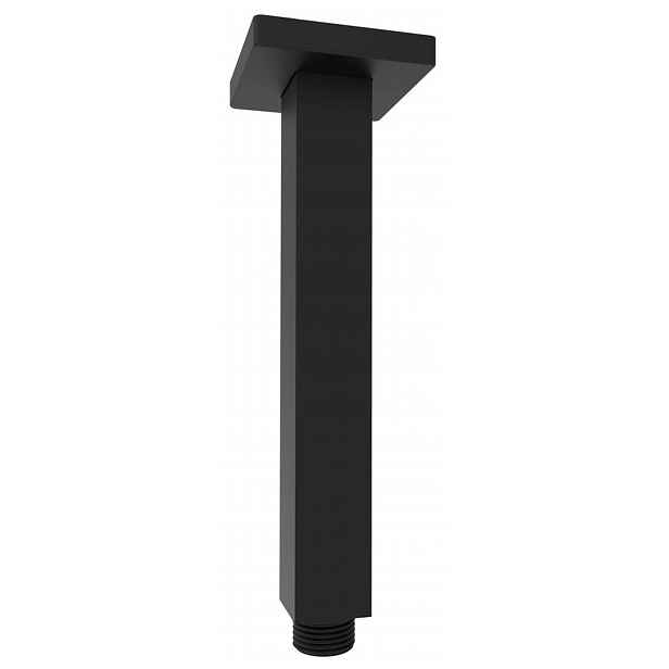 Sapho - Sprchové rameno stropní, 20 cm, matná černá 1205-07B