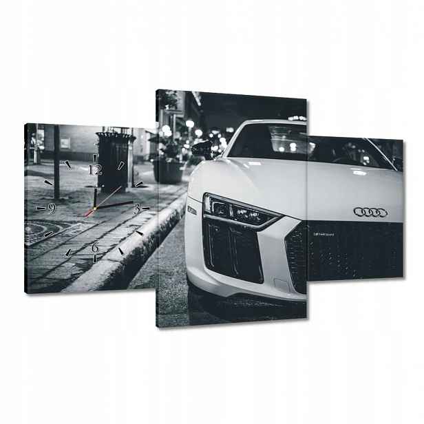 Hodiny 100x60 Audi Krásné auta