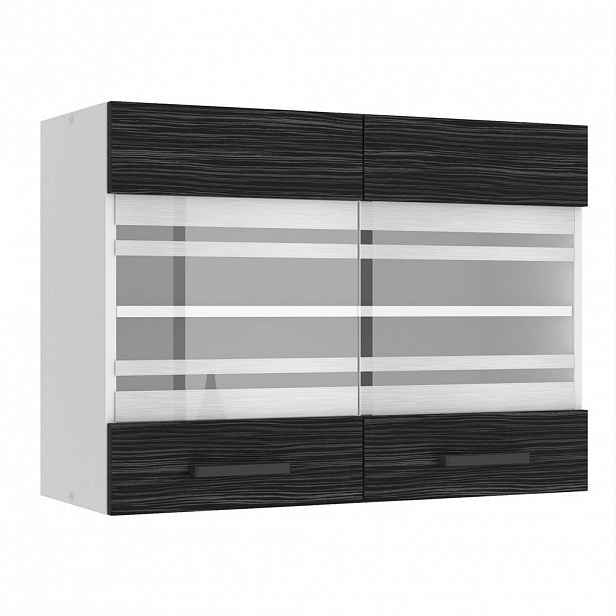 B BELINI GROUP ZÁVĚSNÁ SKŘÍŇKA SGW 80 cm, s 2 dvířky, Královský eben