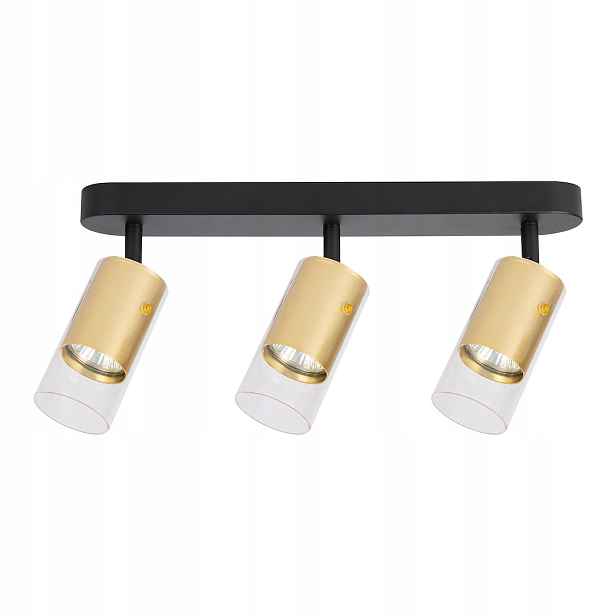 Milagro Ricky ML0692 Lampa Stropní reflektor Spot 3xGU10 Zlatá Nástěnný