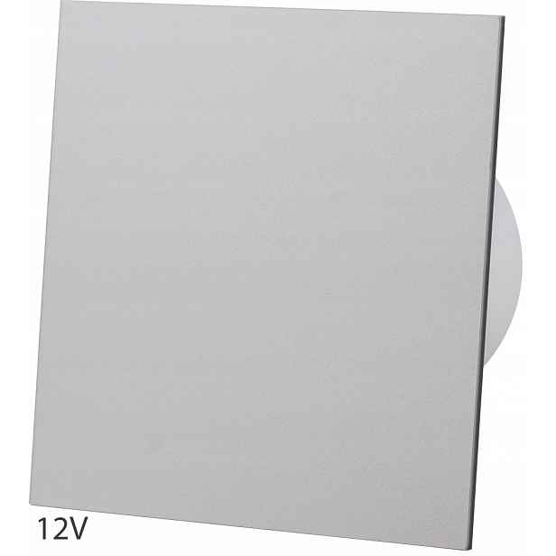 Nízkonapěťový Ventilátor 12V S Plexi Panelem Šedý Standard Fi 100