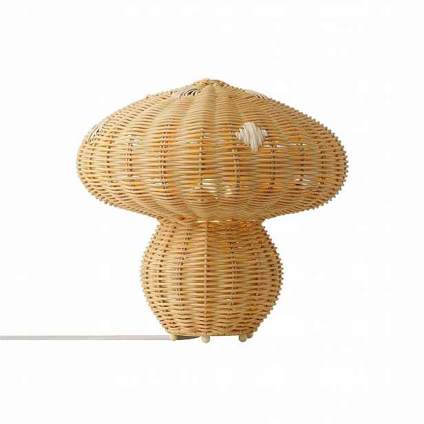 Noční stolní lampa Allie Béžová Rattan Metal 30 cm Vyměnitelný zdroj Nordlux