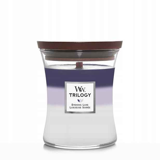 WoodWick Večerní Luxe Ww Trilogy svíčka střední