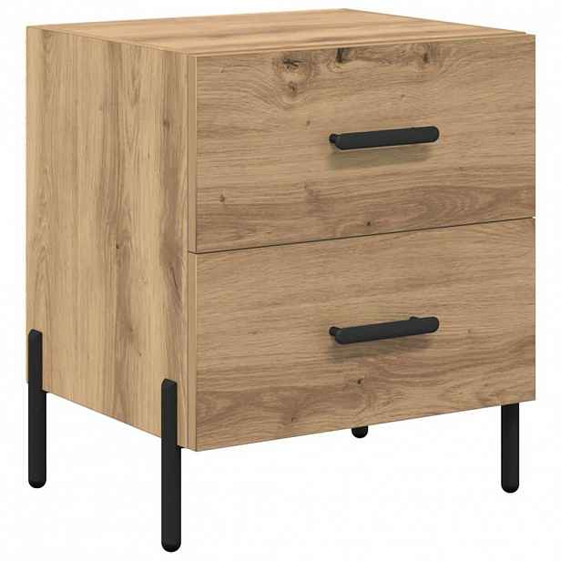 vidaXL Noční skříňka Artisanový dub 40 x 35 x 47,5 cm Kompozitní dřevo