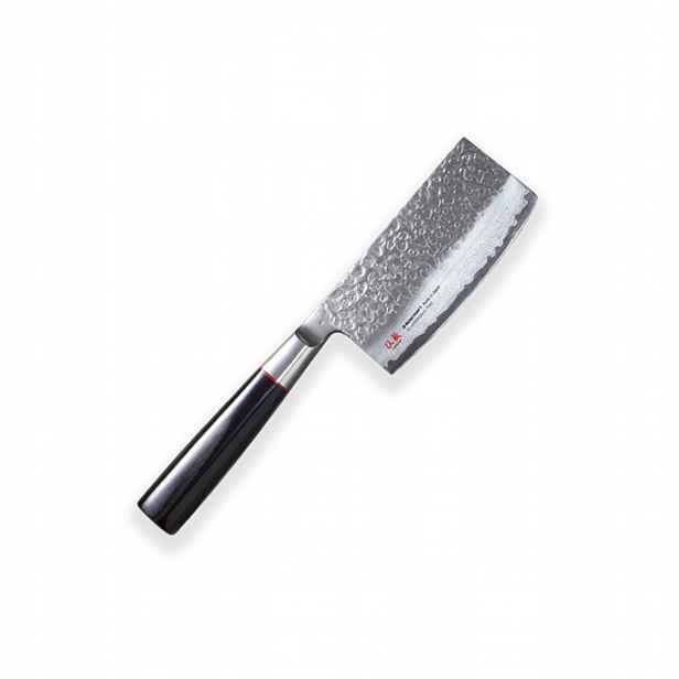 Japonský nůž mini-Nakiri 100mm Suncraft Senzo Classic Damascus VG10