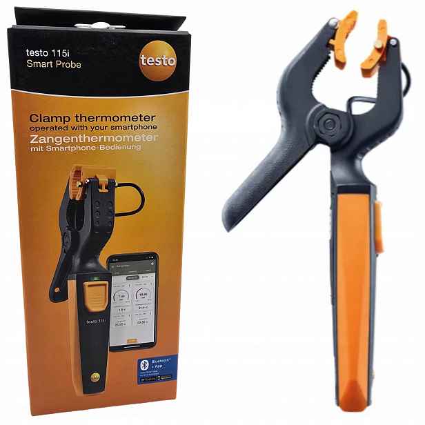Potrubní teploměr Testo 115i SmartSonda Originál S Aplikací