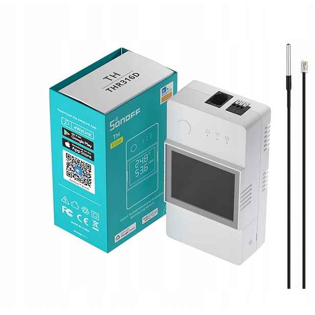 Sonoff Wifi termostat s LCD displejem a voděodolným senzorem
