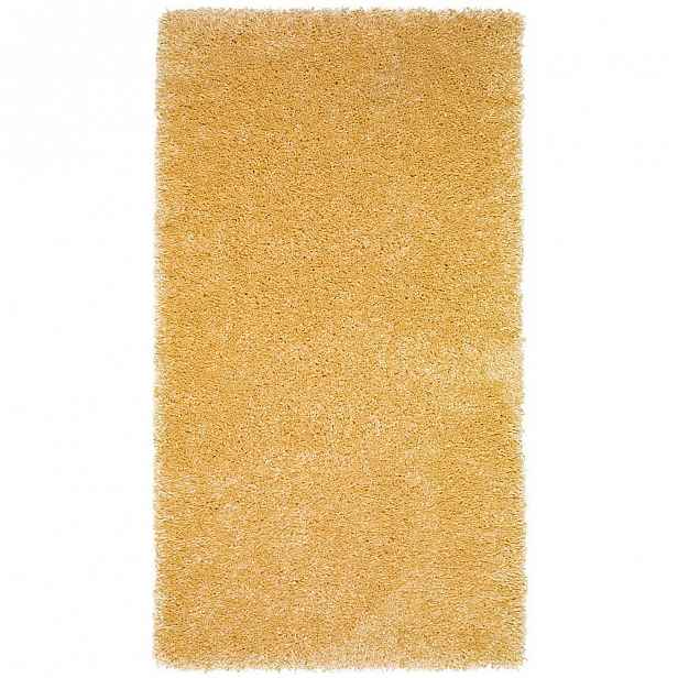 Žlutý koberec Universal Aqua Liso, 67 x 125 cm