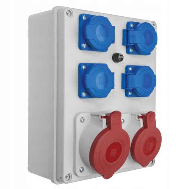 Rozvaděč R-box 240 1*32A/5P 1*16A/5P 4*250V IP44