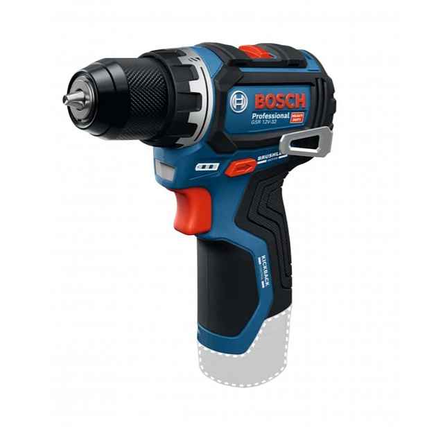 Bosch - 12V AKU vrtací šroubovák GSR 12V-32, bez baterie a nabíječky 06019N7000