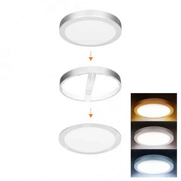 LED světelný panel Solight hnědá WD244-S