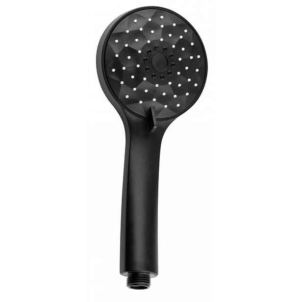 Sapho - Sprchová hlavice, 3 proudy, matná černá 1204-02B