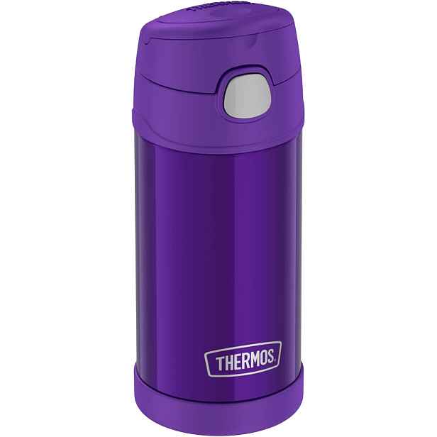 Termoláhev Pro Děti 350 ML S Brčkem, Vzduchotěsná, Nerezová Ocel