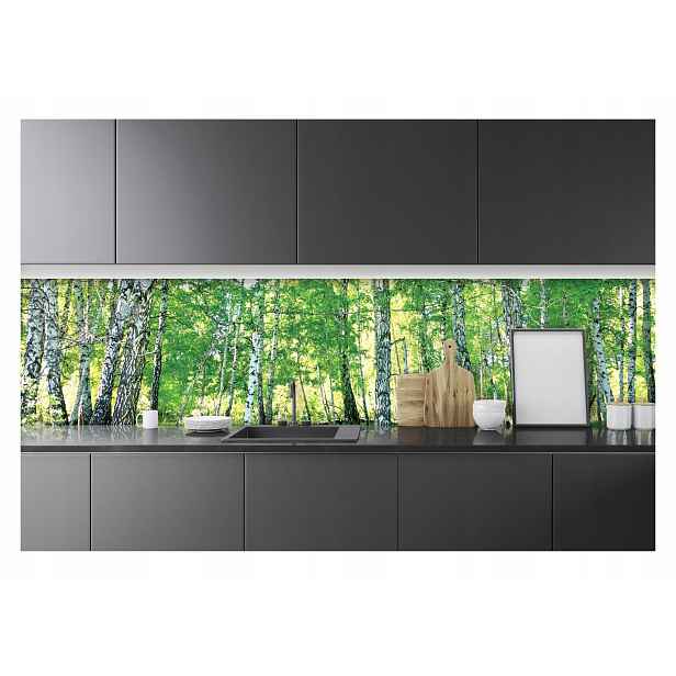 Fototapeta do kuchyně Omyvatelný les Stromy 250x60