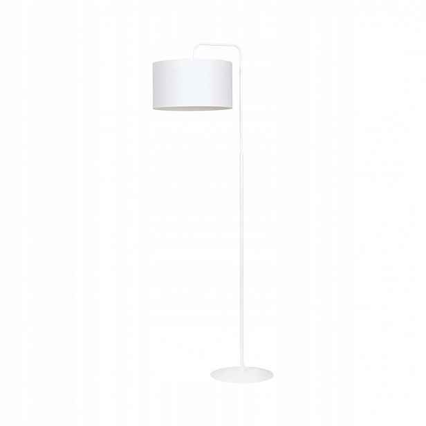 Podlahová lampa Trapo bílá 150 cm, stínidlo 35 cm, 1xE27 Led