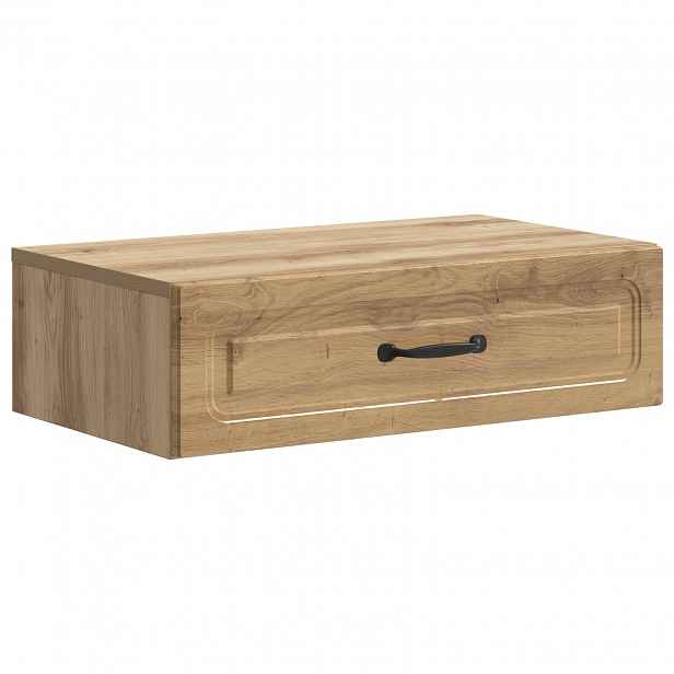 vidaXL Nástěnný boční stůl 59 x 34,5 x 17 cm Kompozitní dřevo