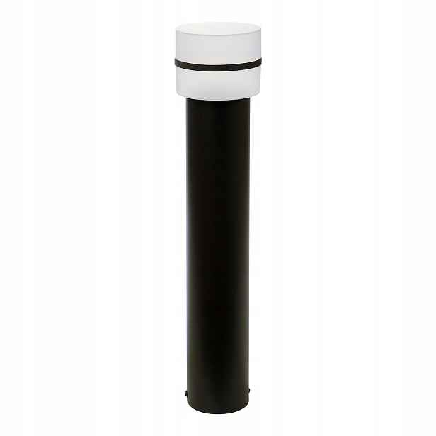 Stojací zahradní lampa moderní sloupek 50 cm černá kulatý IP44 Eko-Light