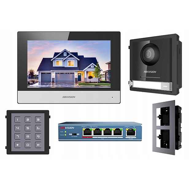 Videotelefon Ips Domofon 7" LCD Ip Hikvision