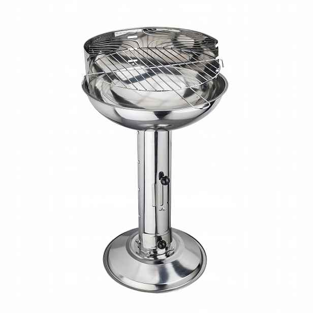 Nerezový sloupový gril, výška 68 cm