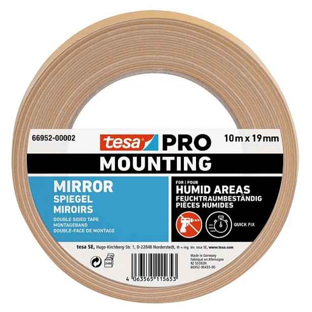 Páska oboustranná TesaPRO Mounting Mirror 19 mm/5 m bílá