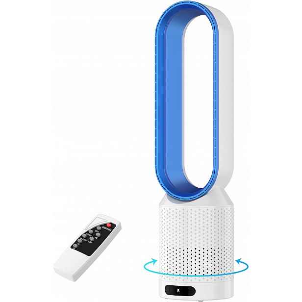 Sloupový Ventilátor Xoeminor Domácí Bezlopatkový Ventilátor S Dálkovým Ovládáním, Tichý