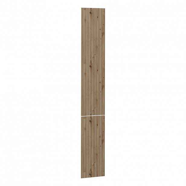 Vicco KUCHYŇSKÁ DVÍŘKA R-Line Řemeslný dub 29.6 x 196 cm nábytková čela pro vysokou výsuvnou skříň