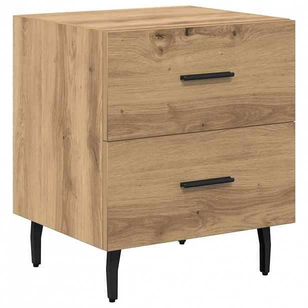 vidaXL Noční skříňka Artisanový dub 40 x 35 x 47,5 cm Kompozitní dřevo