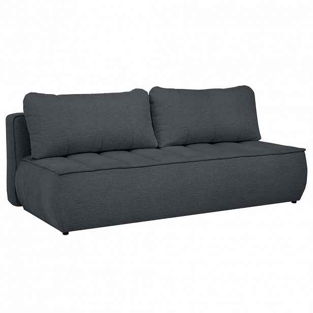 Beautysofa ROZKLÁDACÍ POHOVKA Doris s funkcí spaní a úložným prostorem, systém DL, černá