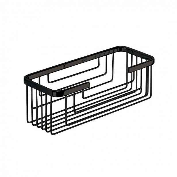 Sapho Gedy Smart - Polička drátěná, 25x9x10 cm, černá mat 2419-14