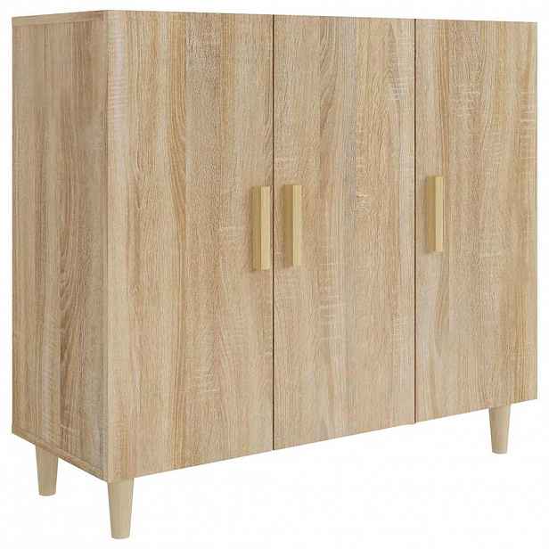 vidaXL Příborník dub sonoma 90 x 34 x 80 cm kompozitní dřevo