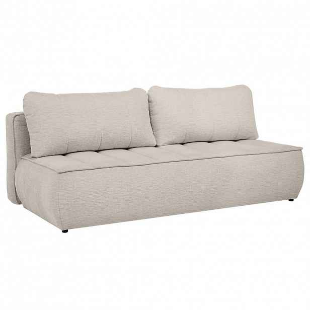 Beautysofa ROZKLÁDACÍ POHOVKA Doris s funkcí spaní a úložným prostorem, systém DL, béžová