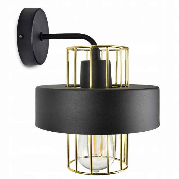 Nástěnná lampa Černá nebo Bílá E27 Loft