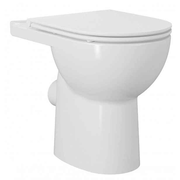 Sapho - WC kombi mísa Sanivex, Rimless, vario odpad, bílá PC108-111