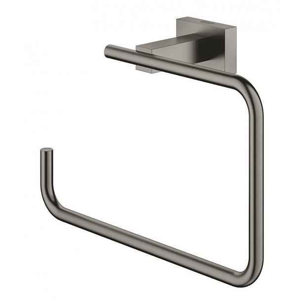 Držák ručníků Grohe ESSENTIALS Cube kartáčovaný Hard Graphite 40510AL1