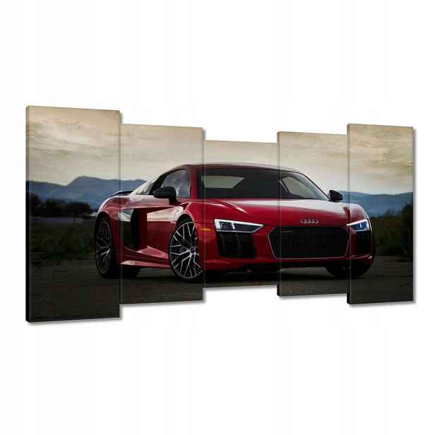 Obrazy 150x80 Červené Audi Auto