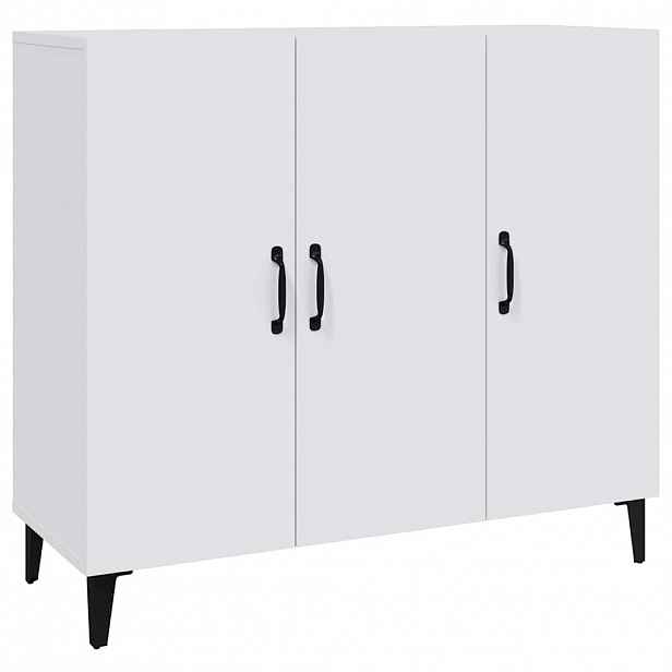 vidaXL Příborník bílý 90 x 34 x 80 cm kompozitní dřevo