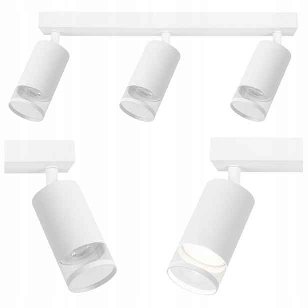 3-BODOVÁ Stropní Lišta Virella Bílá Light Prestige Do Obývacího Pokoje 3XGU10