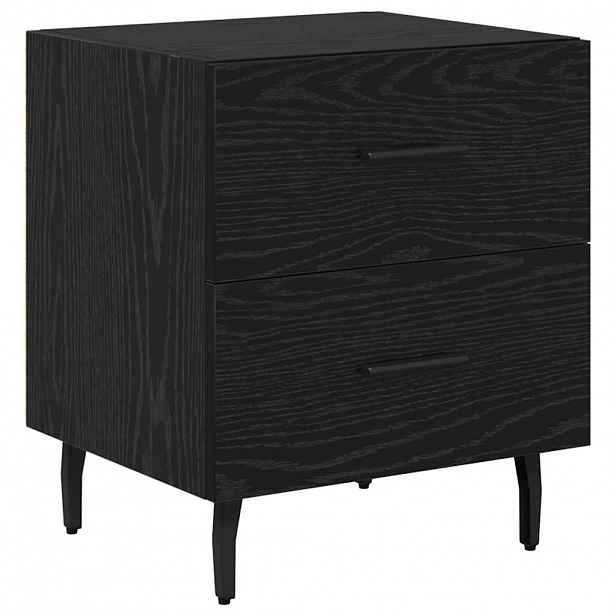 vidaXL Noční skříňka Černý dub 40 x 35 x 47,5 cm Kompozitní dřevo