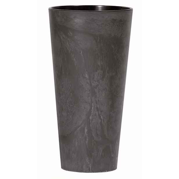 Prosperplast Květináč, slim beton effect antracit, 30 cm